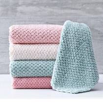 Dishwashing cloth is not easy to get oil not to lose water water thick dish towel clean cloth clean cloth wipe table kitchen rag