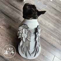Pooch Two-footed sweaty spring-autumn wings Chaumen Fatiguery Bibi Bear Snownery Puppies Mini Dog Clothes Spring Outfit Photo