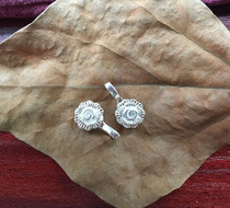 S925 Sterling Silver Flower Card Counter Handstring Necklace 108 Bead Accessories Card