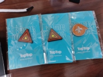 2021 chinajoy perimeter taptap Heart move network badges bar Metal badges