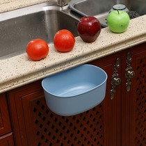 Kitchen large desktop storage box storage box storage box cabinet door hanging garbage household debris trash basket