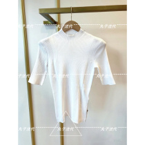 MAJE half high neck ribbed slim knit sweater top 21 early spring womens MFPPU00387