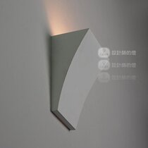 Designers lamp creative minimalism modern bedroom restaurant aisle warm bedside geometric plaster wall lamp