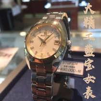 Counter Grand Seiko Quartz Chronograph STGF334 Sapphire Glass Womens Watch Titanium