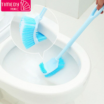 Te Meihui long handle toilet brush set Household double-sided soft hair toilet cleaning brush toilet brush no dead angle