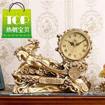 Watch clock desktop ornaments clock living room placed home pendulum clock fashion desk clock wine cabinet TV cabinet f