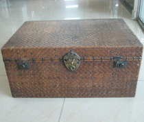 Folk custom goods old objects old television props supplies during the period of the Republic of China large rattan yi wu xiang