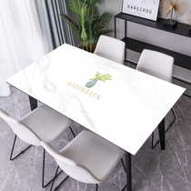 Opaque table mat pvc waterproof and anti-burn oil-free rectangular home tea table cushion table cushion Nordic table cloth