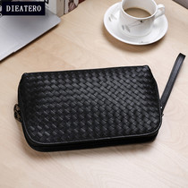 Special Cabinet 2021 Mens Bag Letter Enveloping Business Casual Clip Bag Mens Handbags Genuine Leather Calf Leather Soft Leather Hand Holding Bag