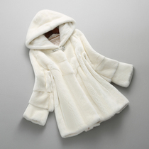 Henning anti-season minke fur coat womens entire mink with a cap 2021 new imported ferret fur straw jacket woman