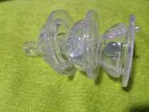 Pacifier wide-caliber cross-hole breast milk solid feeling super soft baby pacifier silicone Babel any combination of several combinations