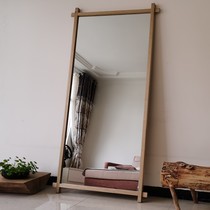 Full-length mirror Full-length mirror Solid wood mirror Fitting mirror Bedroom mirror Cloakroom mirror
