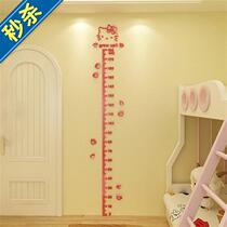 Buffet tailor-made high 3d stereo height wall sticker Childrens room Kindergarten c baby tailor-made high ruler decoration tree wave