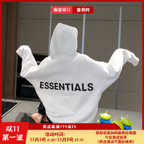 FOG FEAR OF GOD double line ESSENTIALS reflective letter High Street hoodie sweater men and women couples