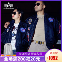 Alpha Alpha industrial NASA bomber jacket MA1 NASA mens and womens flight suits to keep warm MA-1 Winter