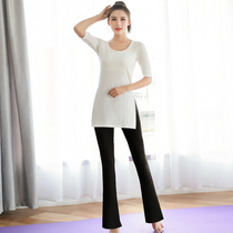 Dance practice suit Female adult modern dance suit new summer dance body loose wide leg pants Classical dance top