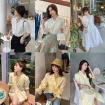 (Luo * Cocoa Wind Series) 3 versions of the profile feel super custom wooden ear shirt dress