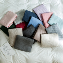Day-style geranium cotton pure cotton bunknitwear cotton full cotton bed cover mat Simone brown cushion 1 2 m 1 5 1 8 m bed