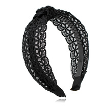 Hair band womens summer black wide edge cover white hair artifact headband hair hair band headdress net red 2021 new