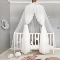 INS childrens mosquito net new European and American wind ceiling Crown bed mantle foreign trade childrens tent home decoration