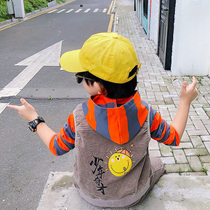 Boy Spring clothes suit 0 baby 2022 spring autumn handsome qi 1 child three sets 2 Yangqi 3 Children clothes 4 tide 5 years old