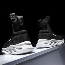  Summer mens shoes high-top shoes casual shoes sports shoes socks Korean version of the trend all-match trend brand autumn mens shoes