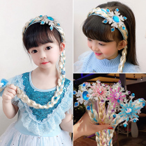 Children's Bingxue Presbyterian Princess Hairpretting Braid Girl Crown Heart Hoop Little Girl Colored Sprouse Piston Heart