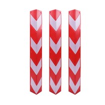 Garage reflective corner strip super pillar anti-collision strip right-angle warning rubber wall foot line edge strip corner cm
