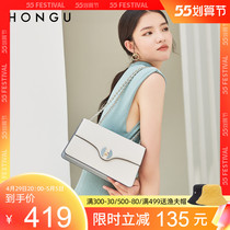 Red Valley Bag Packs Women 2021 New Special Cabinets The Same Style Fashion Bull Leather Chain Single Shoulder Bag Temperament Armpits 3992