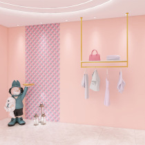 Kindergarten Dance Classroom Pink Wall Panel Clothing Store Children Room Bedroom Beauty Salon Marble Wall Trim