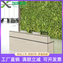 Simple modern office front desk reception table 1 8 m small front desk 2 4 m welcome desk double front desk