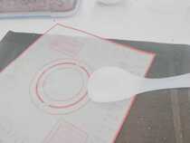 Taiwan rice ball pressed rice spoon rice stick rice stick stick rice ball material tool non-stick rice plastic rice spoon