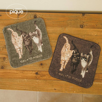 gelato pique22 spring new womens hand towel cat print pure cotton soft towel portable PWGG221777