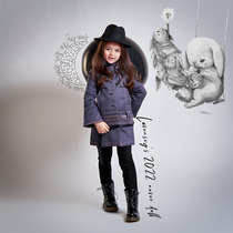 lavensey Leuven Jubilee 2022 New pint girls autumn medium long windsuit Inn Wind Yukon windproof collar jacket