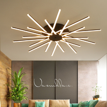 Creative living room lamp simple modern atmosphere Nordic postmodern personality led ceiling lamp bedroom lamp household lamp