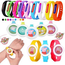 Factory direct sales can be customized processing summer cartoon plant essential oil mosquito repellent buckle Mosquito Repellent Bracelet for adult children General