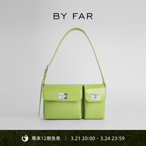 BY FAR Billy bright face cow leather retro small crowdsourced primary-secondary bag armband with shoulder strap adjusting single shoulder carry-on woman bag