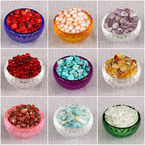 Seven-coloured stone pearl gravel Buddha with seven precious stones for the Buddha to hide for Manzal disc pendulum Eight for the repair of the disc jewel 50 gr