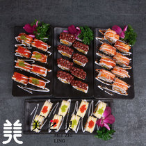 Custom new product simulation sushi mold Japanese food food model seaweed bag rice fake dish sample photography props