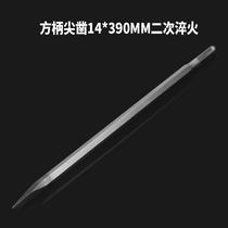 Impact triangle chisel flat round shank electric hammer drill bit dual-purpose electric chisel combination of round shank chisel widened