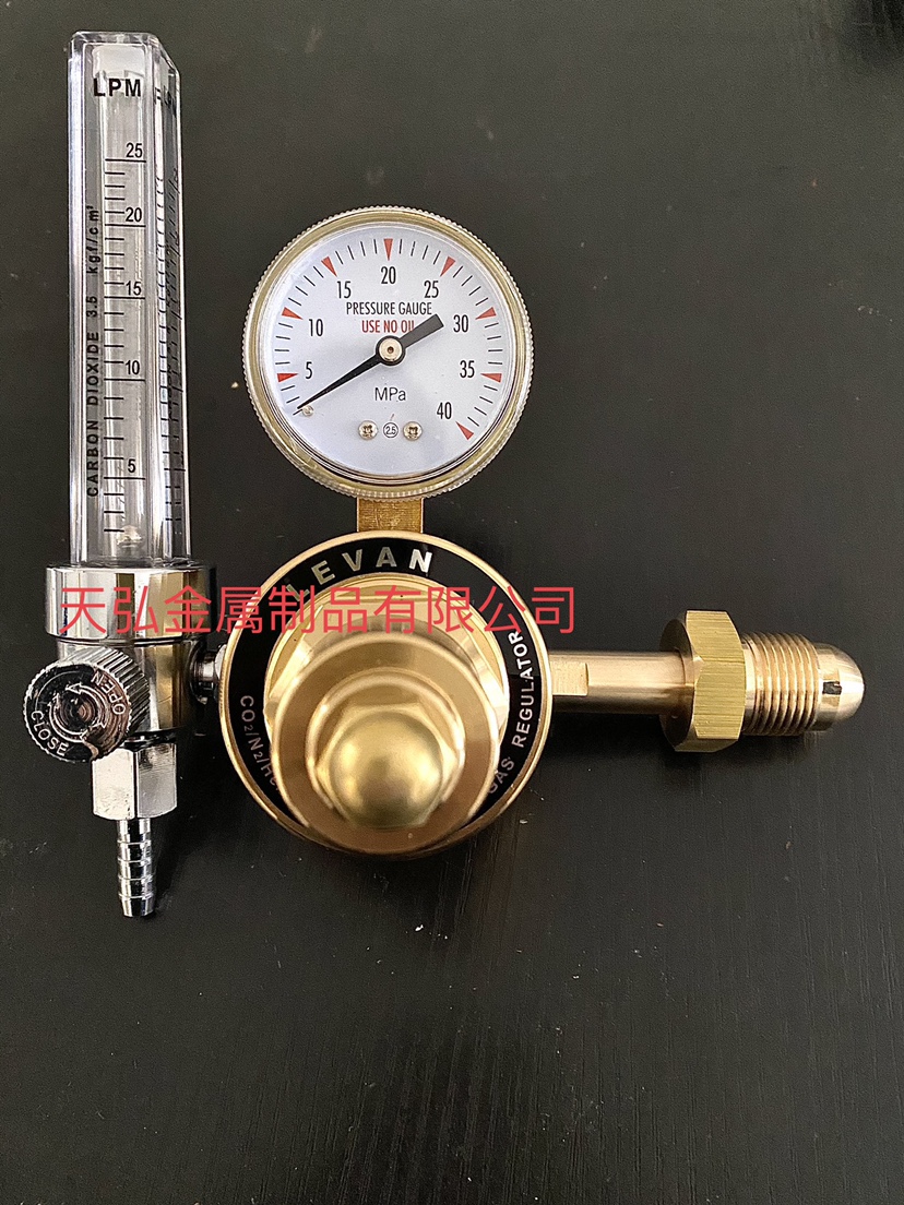 Argon reducing valve mixed gas pressure reducer pressure reducing valve inlet gas cylinder pressure reducing valve external thread 5 8 valve