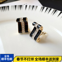 Western Antique Jewelry Exotic Vintage Swarovski Retro Exquisite Three-dimensional Versatile Ear Clip