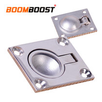 Marine Hardware Stainless Steel Floor Buckle 48x 38mm Yacht Deck Hatch Cover Pull Ring Yacht Accessories