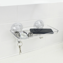 Comfortable zone non-perforated toilet rack wall-mounted bathroom storage box wall-mounted toilet rack