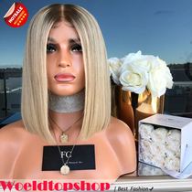 Fashion lady wig mid-short straight hair bobo soft wigs set