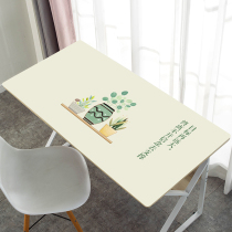 Art motto Desk mat Waterproof Silicone students Learn to write Job Desk pad desk Bins can be cut