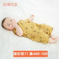 Cotton Huatang newborn baby Ha clothes summer clothes baby cotton thin climbing suit jumpsuit
