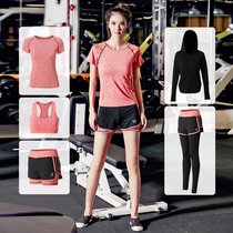 Fitness clothes female net red ins summer yoga clothes professional high-end fashion loose casual sports suit Quick-drying clothes