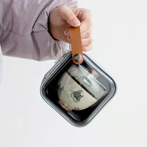 Travel Tea Set Portable Bag Outdoor Kung Fu Tea Set Of Tea Suit Bubble Tea Cup Small Teapot Camping Camping Tea Equipment