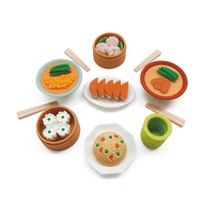 Japan imported Iwako fun rubber breakfast Lunch Dinner set Cute cartoon Childrens Day June 1 gift